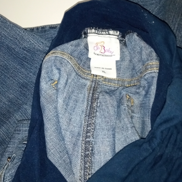 Oh Baby by Motherhood Maternity Distressed Grunge Jeans- Size: 18W - Picture 3 of 4